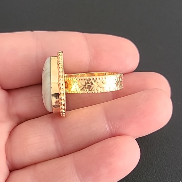 Serpentine Brass Ring - Picture 2 of 4